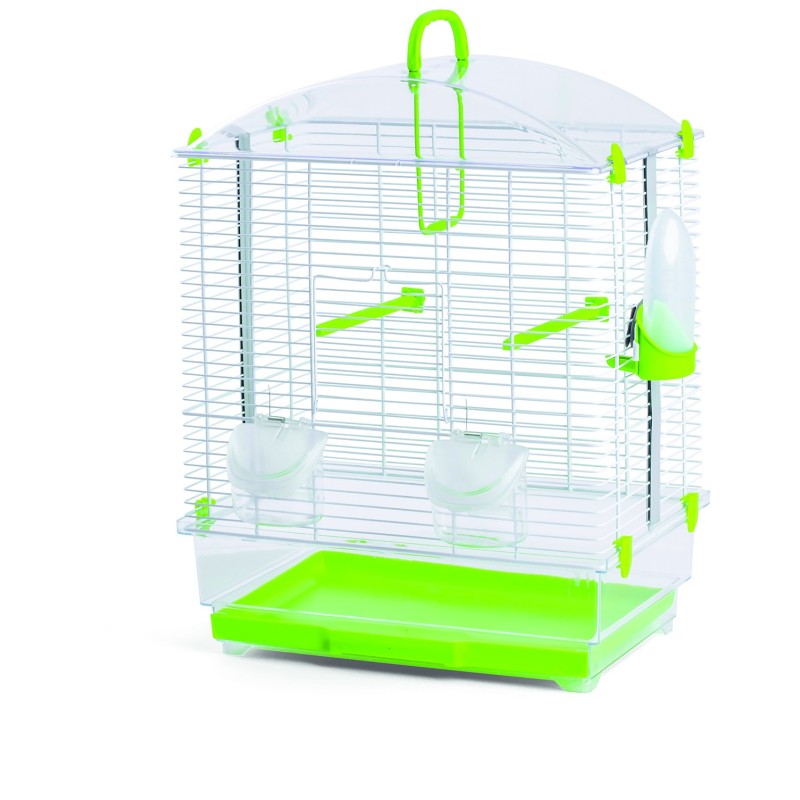 Klatka dla ptaków, LARA, zielony, 40 x 27 x 51 cm