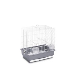 Klatka dla ptaków, ALFA 40, szary, 40 x 27 x 48