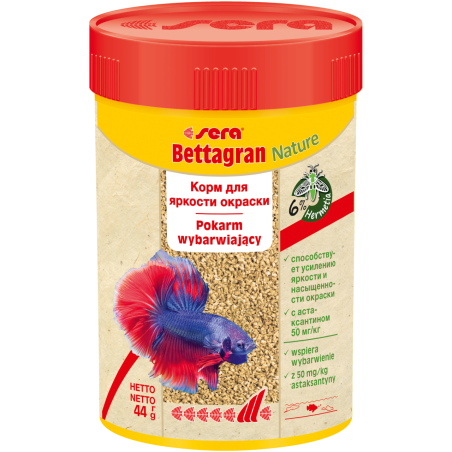 Bettagran Nature 100 ml, granulat - pokarm wybarwiający