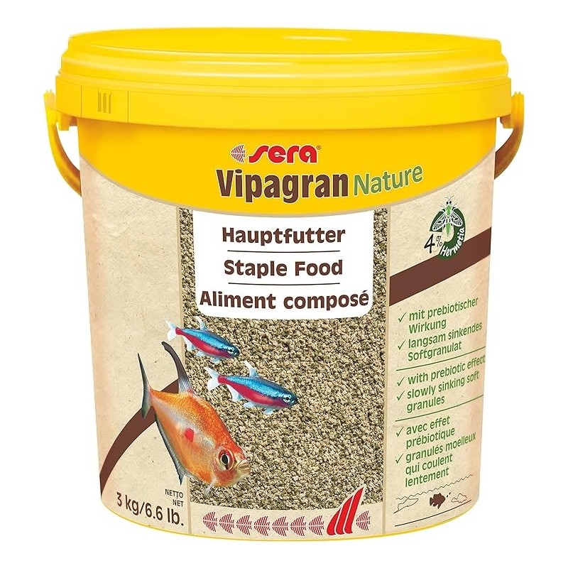 Vipagran Nature 3kg/10L, granulat - pokarm podstawowy