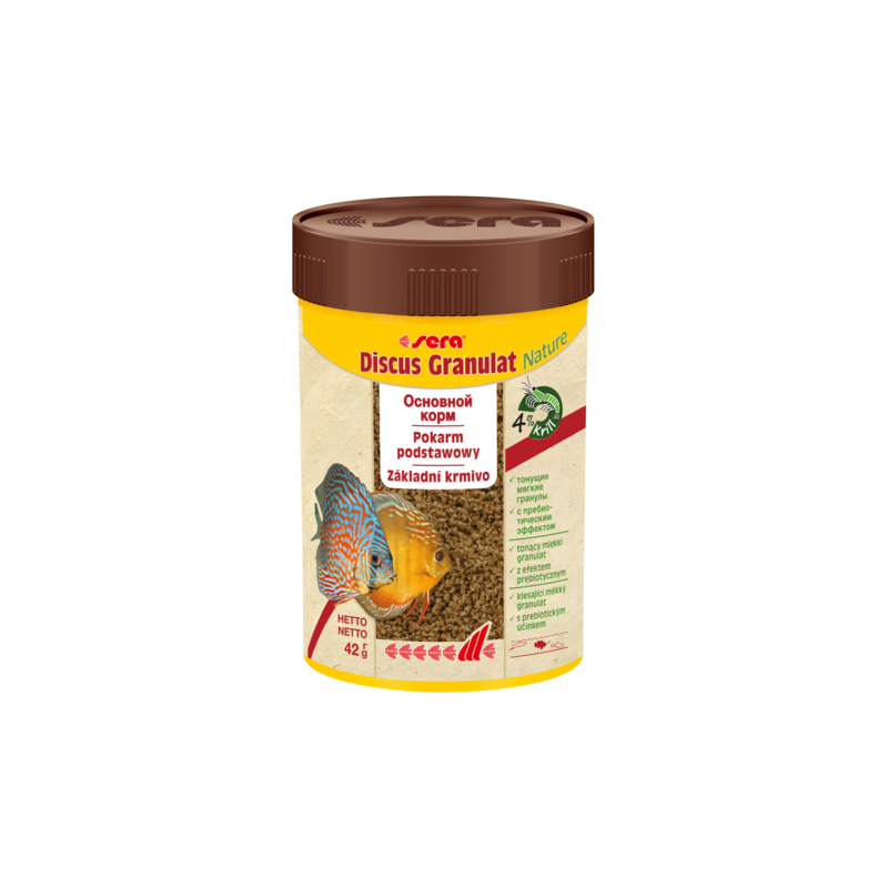Discus Color Nature 100 ml, granulat - pokarm dla pielęgnic