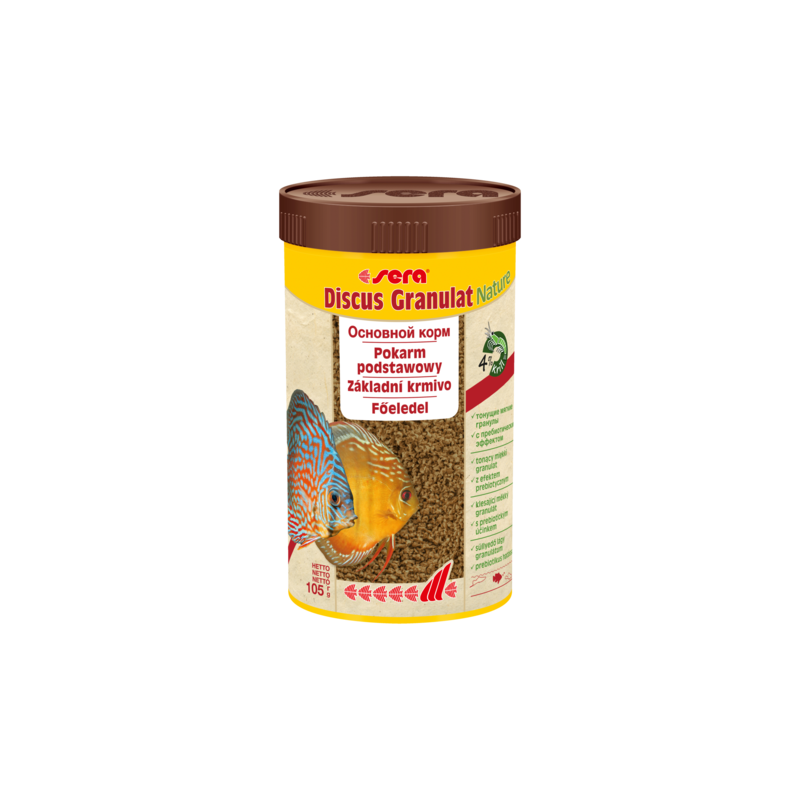 Discus Color Nature 250 ml, granulat - pokarm dla pielęgnic