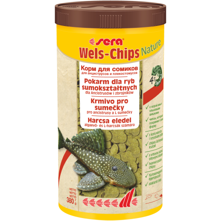 Catfish Chips Nature 1.000 ml - pokarm dla bocji i ryb sumokształtnych