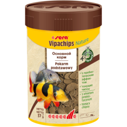 Vipachips Nature 100 ml, chipsy tonące - pokarm podstawowy