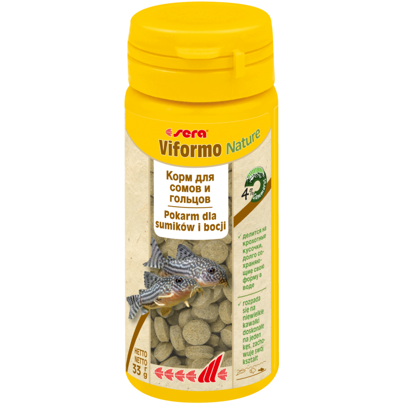 Viformo Nature 50 ml, tabl. - pokarm dla bocji i ryb sumokształtnych
