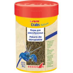 Crabs Nature 100 ml, granulat - pokarm dla krewetek i raków