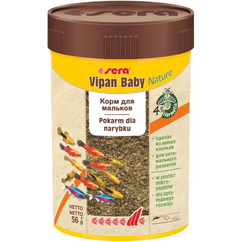 Vipan Baby Nature 100 ml, płatki - pokarm wspierający wzrost