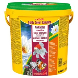 Goldy Color Spirulina Nature 10 l, granulat - pokarm dla złotych rybek