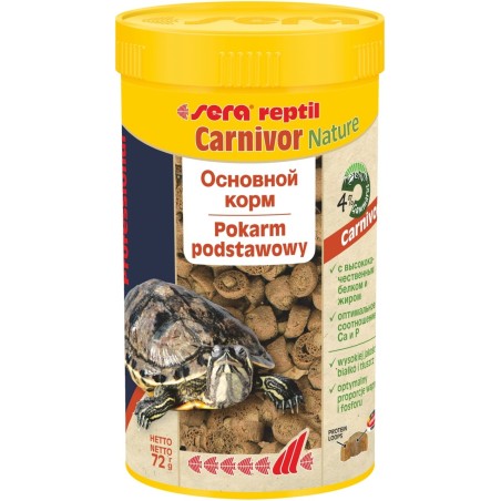 Reptil Professional Carnivor Nature 250 ml, granulat - gady, pokarm podstawowy