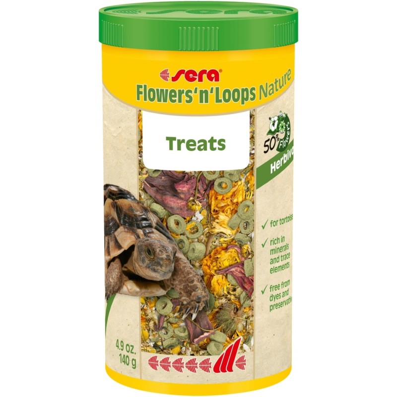 Przysmak Flowers’n’Loops Nature 1.000 ml, gady