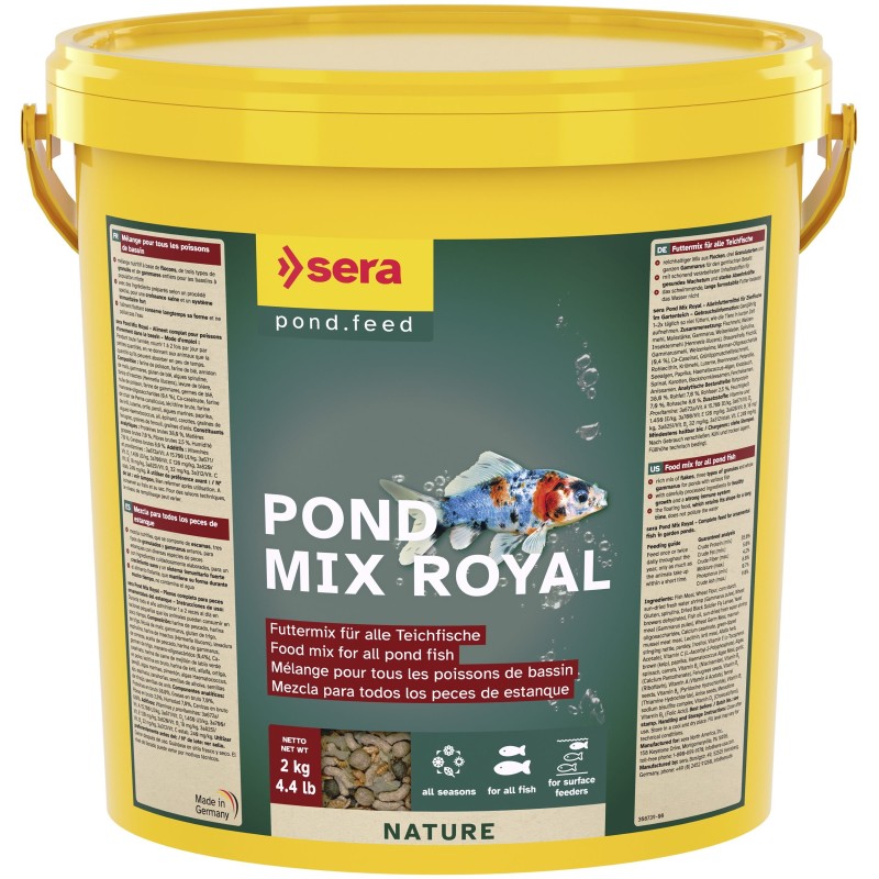 Pond Mix Royal  10 l, mieszanka -pokarm dla ryb stawowych