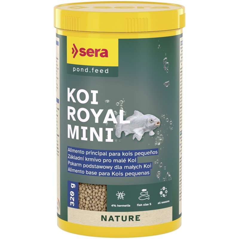 Koi Royal Mini 1.000 ml, granulat - pokarm postawowy dla Koi