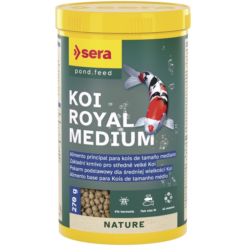 Koi Royal Medium  1.000 ml, granulat - pokarm postawowy dla Koi