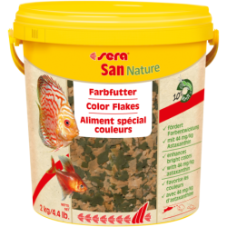 San Nature 10 l - pokarm wybarwiający premium