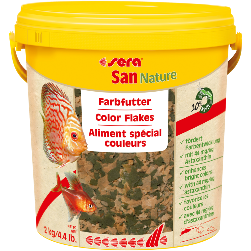 San Nature 10 l - pokarm wybarwiający premium