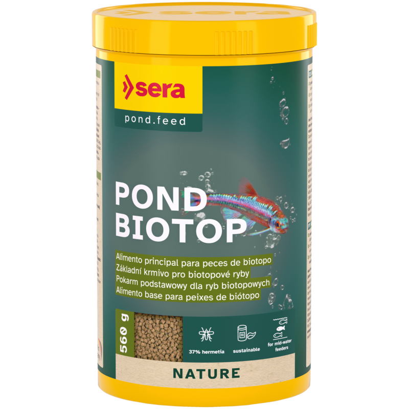 Pond Biotop 1000 ml/ 560 g, granulat - pokarm podstawowy dla ryb stawowych