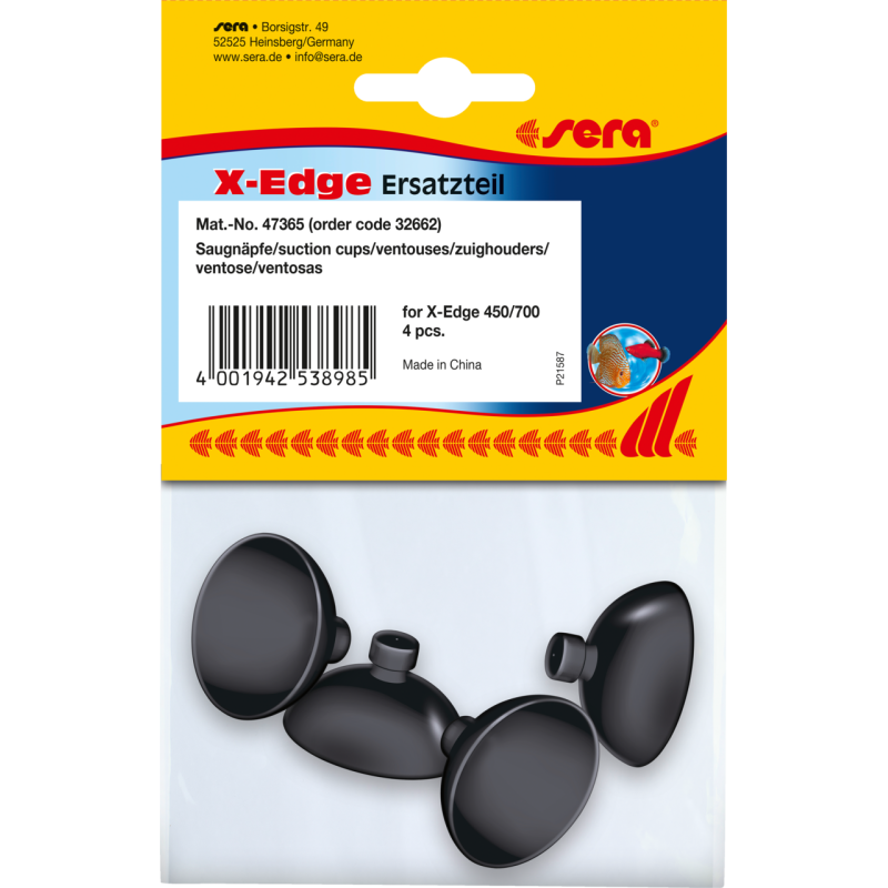 Zestaw przyssawek do filtra X-Edge 350/ X-Edge 700, 4szt