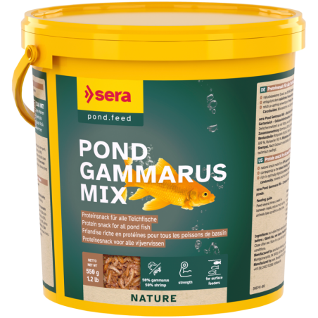 Pond Gammarus Mix 3,8l/ 550 g, przysmak dla ryb stawowych