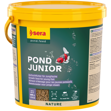 Pond Junior 3,8 l/ 800g, granulat - pokarm dla młodych ryb stawowych
