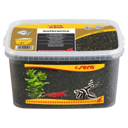 Żwirek do akwarium Gravel Anthracite O 1 - 3 mm 6 l, antracyt