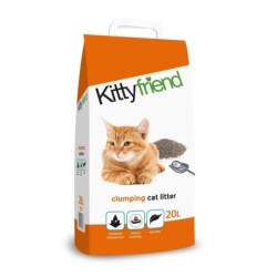 Kittyfriend, żwirek, dla kota, bentonit, 20L, zbrylający