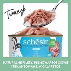 C&B, karma mokra, dla kotów, tuńczyk w galarecie, 140 g, puszka