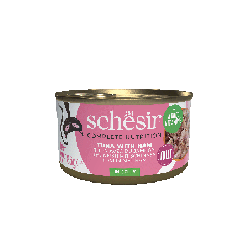 C&B, karma mokra, dla kotów, tuńczyk z szynką w galarecie, 85 g, puszka