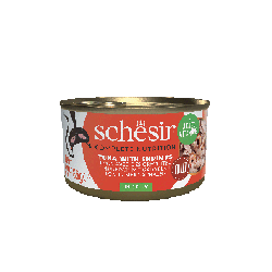 C&B, karma mokra, dla kotów, tuńczyk z krewetkami w galarecie, 85 g, puszka