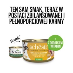 C&B, karma mokra, dla kotów, tuńczyk z kurczakiem w galarecie, 85 g, puszka