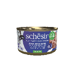 C&B, karma mokra, dla kotów, tuńczyk z wołowiną w galarecie, 85 g, puszka