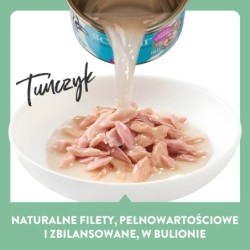 C&B, karma mokra, dla kotów, tuńczyk w bulionie, 85 g, puszka