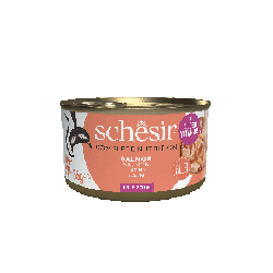 C&B, karma mokra, dla kotów, łosoś w naturalnym bulionie, 85 g, puszka