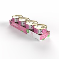 C&B, karma mokra, dla kotów, tuńczyk z szynką w galarecie, 140 g, puszka