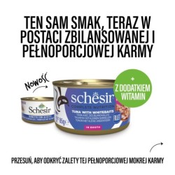 C&B, karma mokra, dla kotów, tuńczyk z narybkiem w bulionie, 85 g, puszka