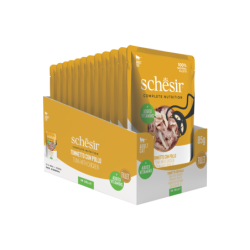 C&B, karma mokra, dla kotów, tuńczyk z kurczakiem w galarecie, 85 g, saszetka