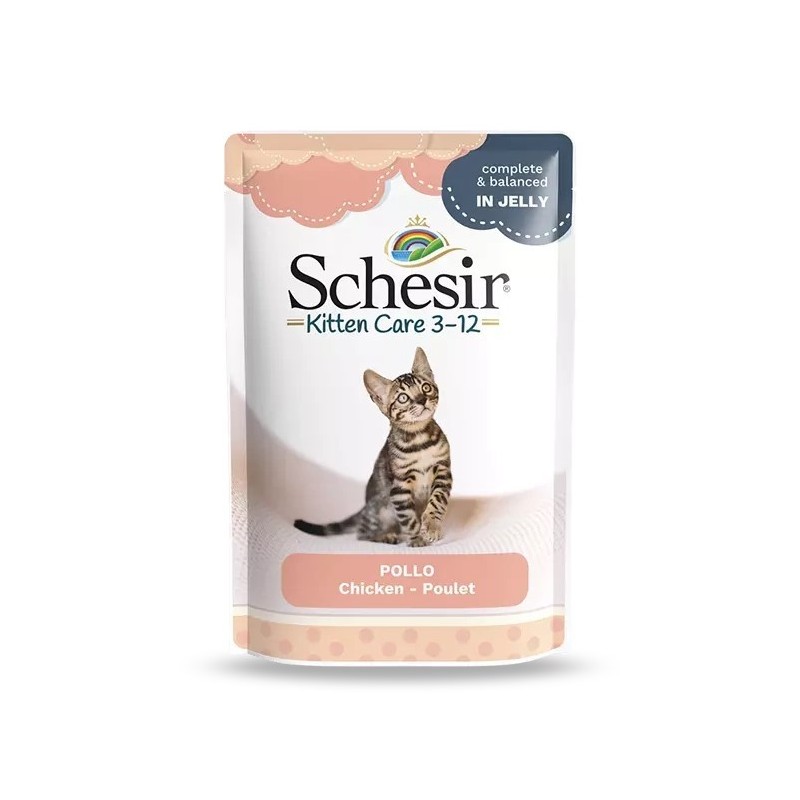 Kitten Care 3-12, karma mokra, dla kociąt, kurczak, 85 g, saszetka