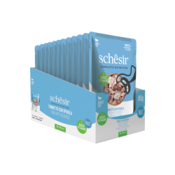 C&B, karma mokra, dla kotów, tuńczyk z okoniem morski w galarecie, 85 g, saszetka