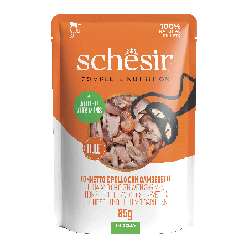 C&B, karma mokra, dla kotów, tuńczyk z kurczakiem i krewetkami w galarecie, 85 g, saszetka