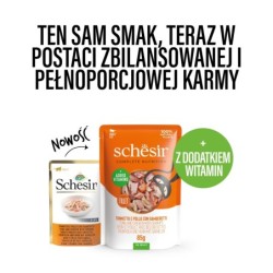 C&B, karma mokra, dla kotów, tuńczyk z kurczakiem i krewetkami w galarecie, 85 g, saszetka