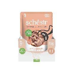 C&B, karma mokra, dla kotów, tuńczyk z łososiem w galarecie, 85 g, saszetka