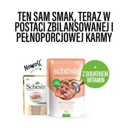 C&B, karma mokra, dla kotów, tuńczyk z łososiem w galarecie, 85 g, saszetka