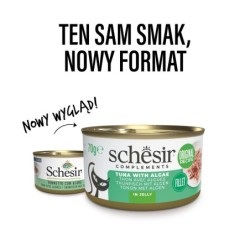 Complements, karma mokra, dla kotów, tuńczyk z algami w galarecie, 70 g, puszka