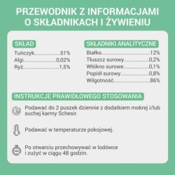 Complements, karma mokra, dla kotów, tuńczyk z algami w galarecie, 70 g, puszka