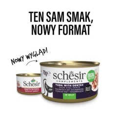 Complements, karma mokra, dla kotów, tuńczyk z kielczakiem w galarecie, 70 g, puszka