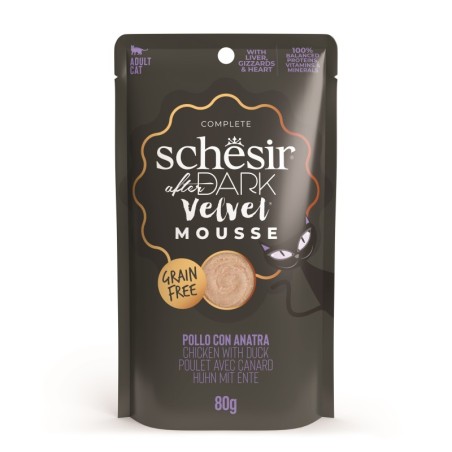 After Dark Velvet Mousse, karma mokra, dla kota, kurczak z kaczką, 80 g, saszetka