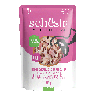 C&B, karma mokra, dla kotów, tuńczyk z kurczakiem i szynką w galarecie, 85 g, saszetka