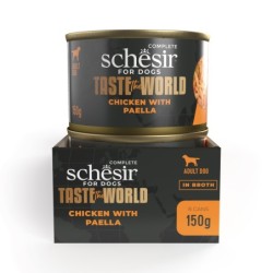 Taste the world, karma mokra, dla psów, kurczak z paella, 150 g, puszka