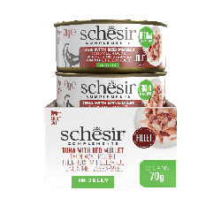 Complements, karma mokra, dla kotów, tuńczyk z barweną w galarecie, 70 g, puszka