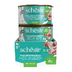 C&B, karma mokra, dla kotów, tuńczyk z doradą w galarecie, 85 g, puszka