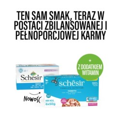 C&B, karma mokra, dla kotów, tuńczyk w bulionie, 6x50 g, multipak puszka